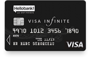 Hello bank! Carte Visa Infinite