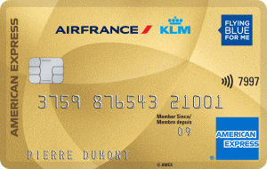 Carte AIR FRANCE KLM AMERICAN EXPRESS GOLD