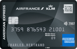 Carte AIR FRANCE KLM AMERICAN EXPRESS PLATINUM