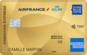 Carte AIR FRANCE KLM - AMERICAN EXPRESS GOLD Carte AIR FRANCE KLM - AMERICAN EXPRESS GOLD